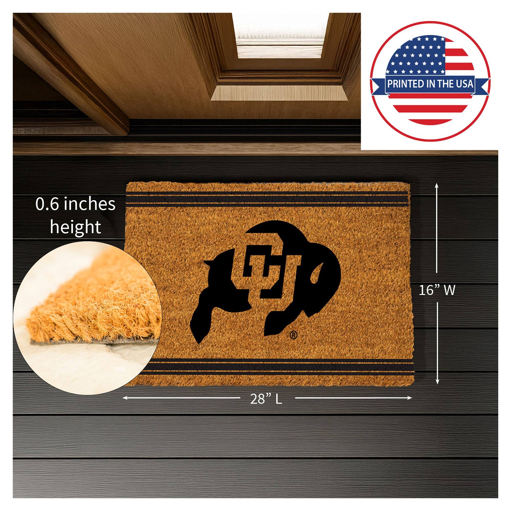 PRINTED IN THE USA  
0.6 inches height  
28" L x 16" W