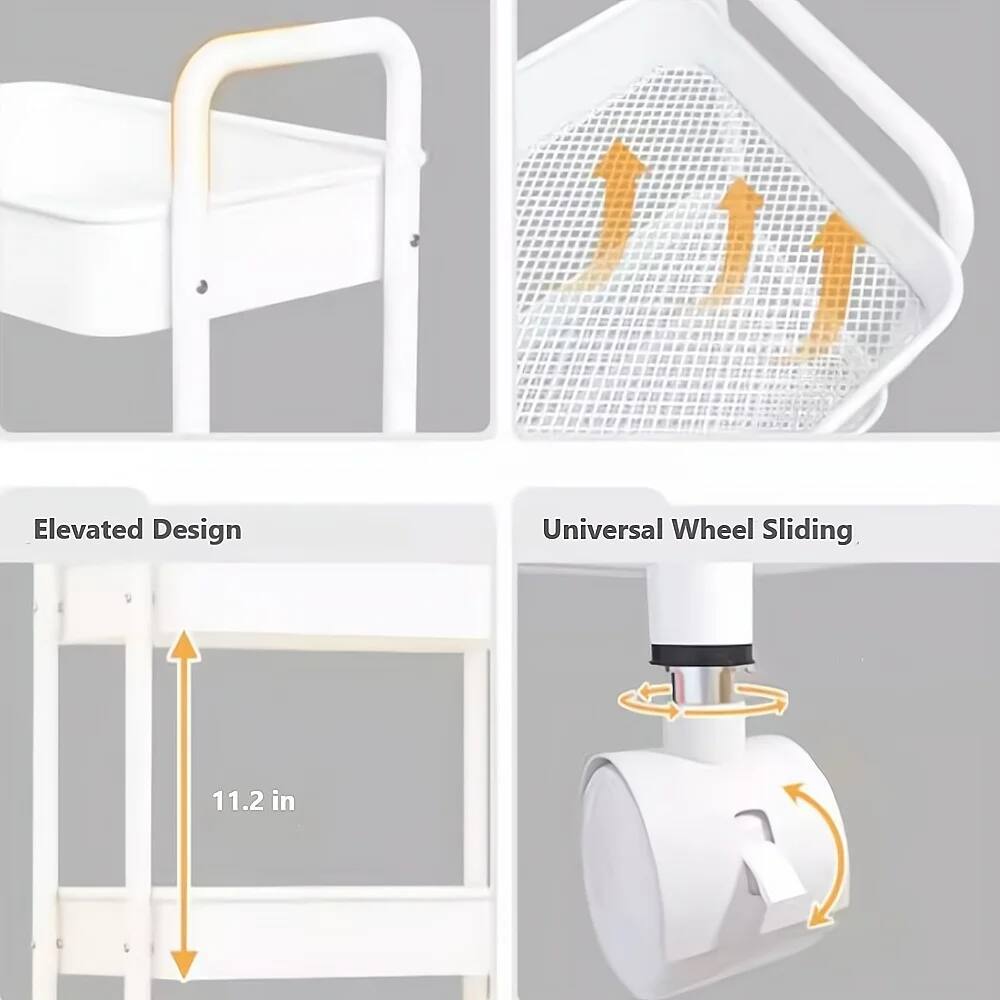 Elevated Design  
11.2 in  

Universal Wheel Sliding