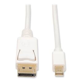 Tripp Lite - P583-010 10 ft. Mini DisplayPort to DisplayPort 4K Adapter - White