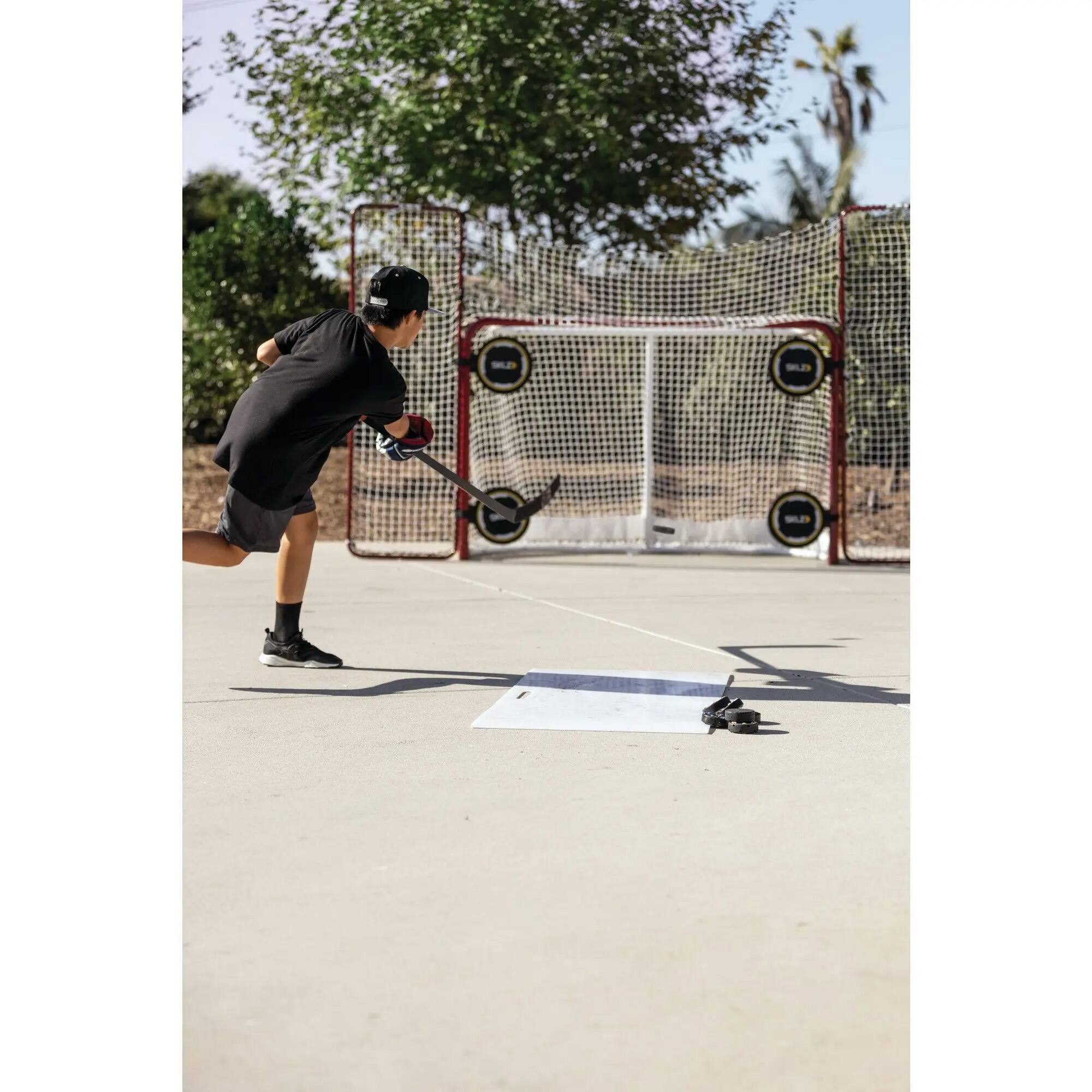 Alt View 1. SKLZ - SKLZ Ice Hockey Shooting Pad - White.