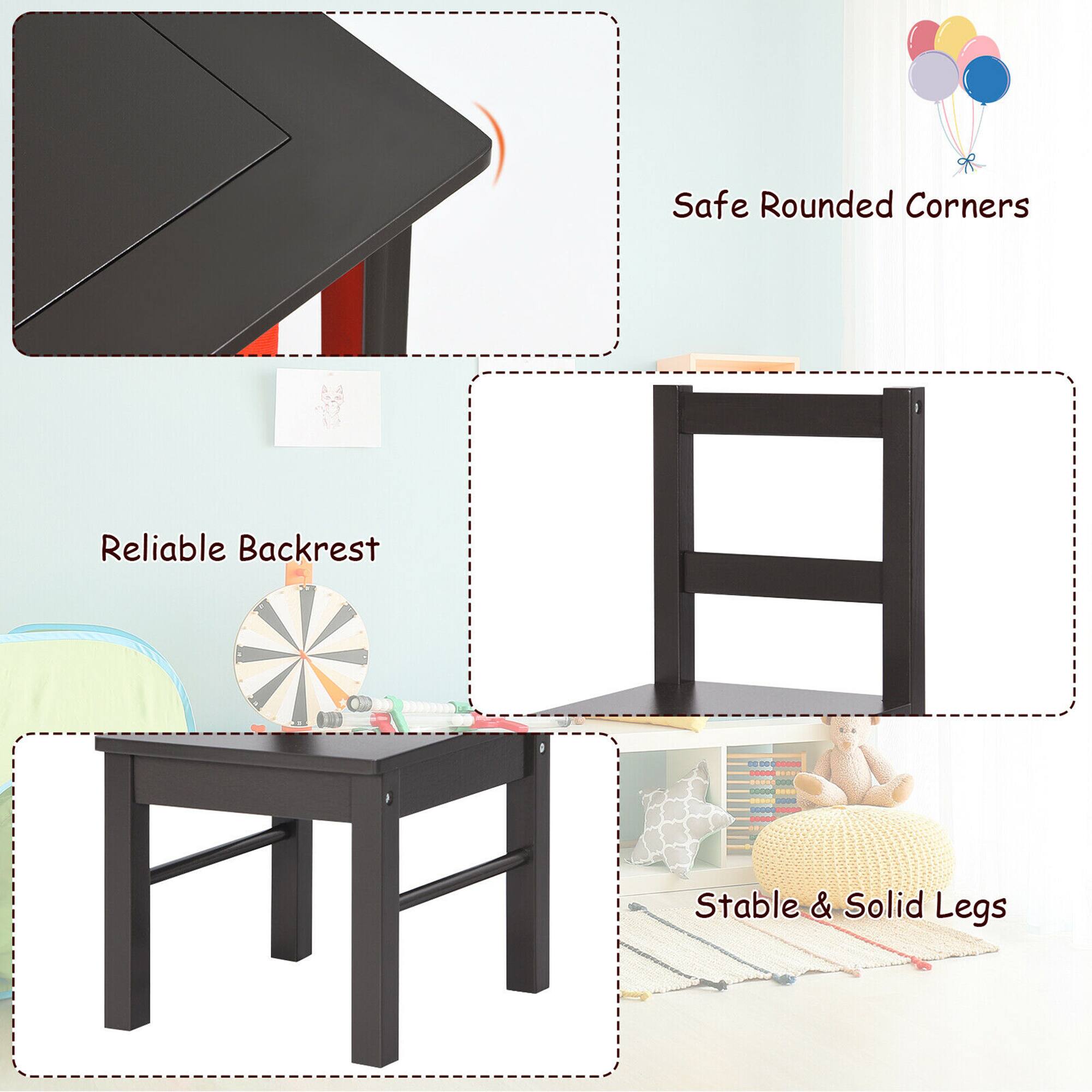- Safe Rounded Corners
- Reliable Backrest
- Stable & Solid Legs