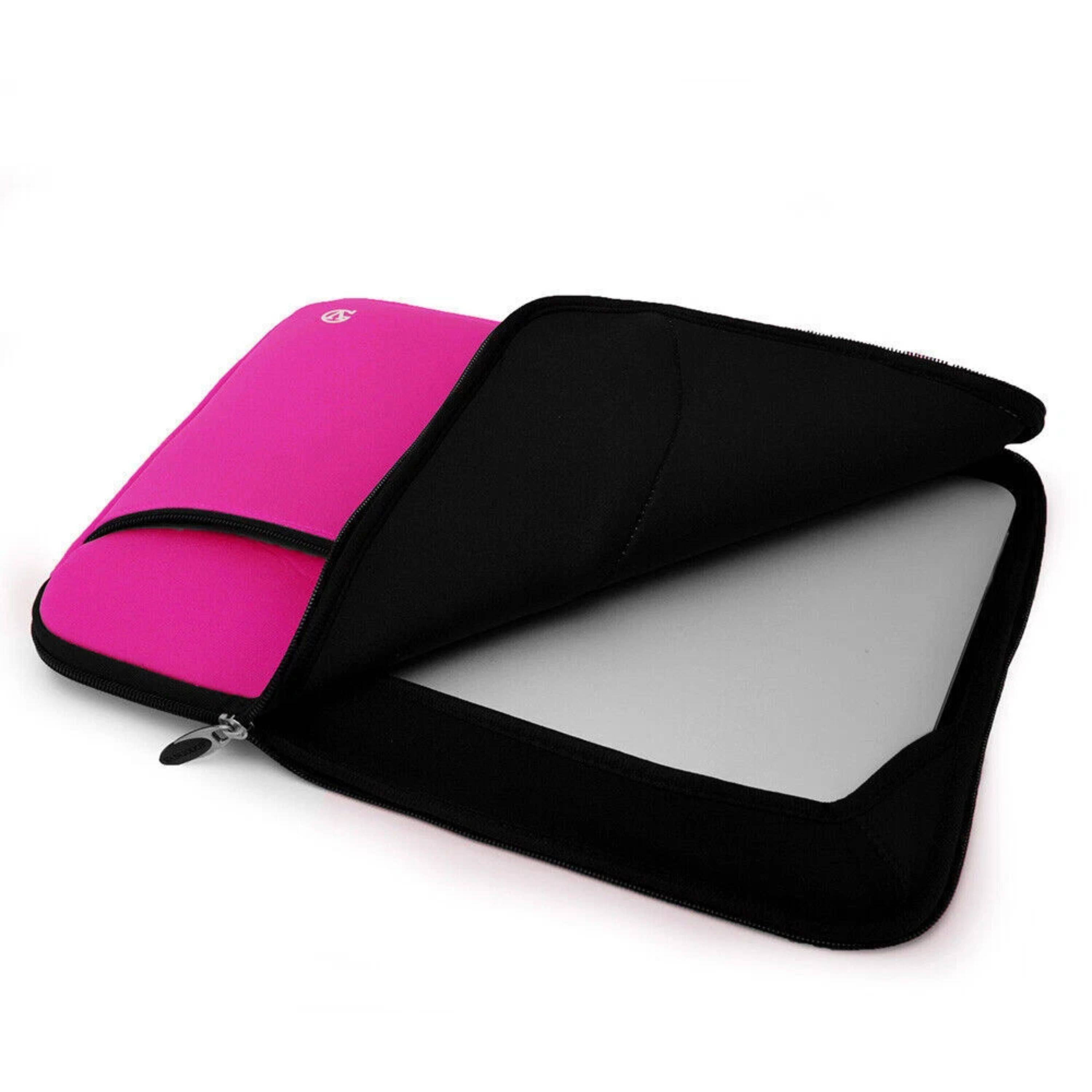 Left. Kitcheniva - Laptop Sleeve Case Bag For 14" Laptop - Magenta.