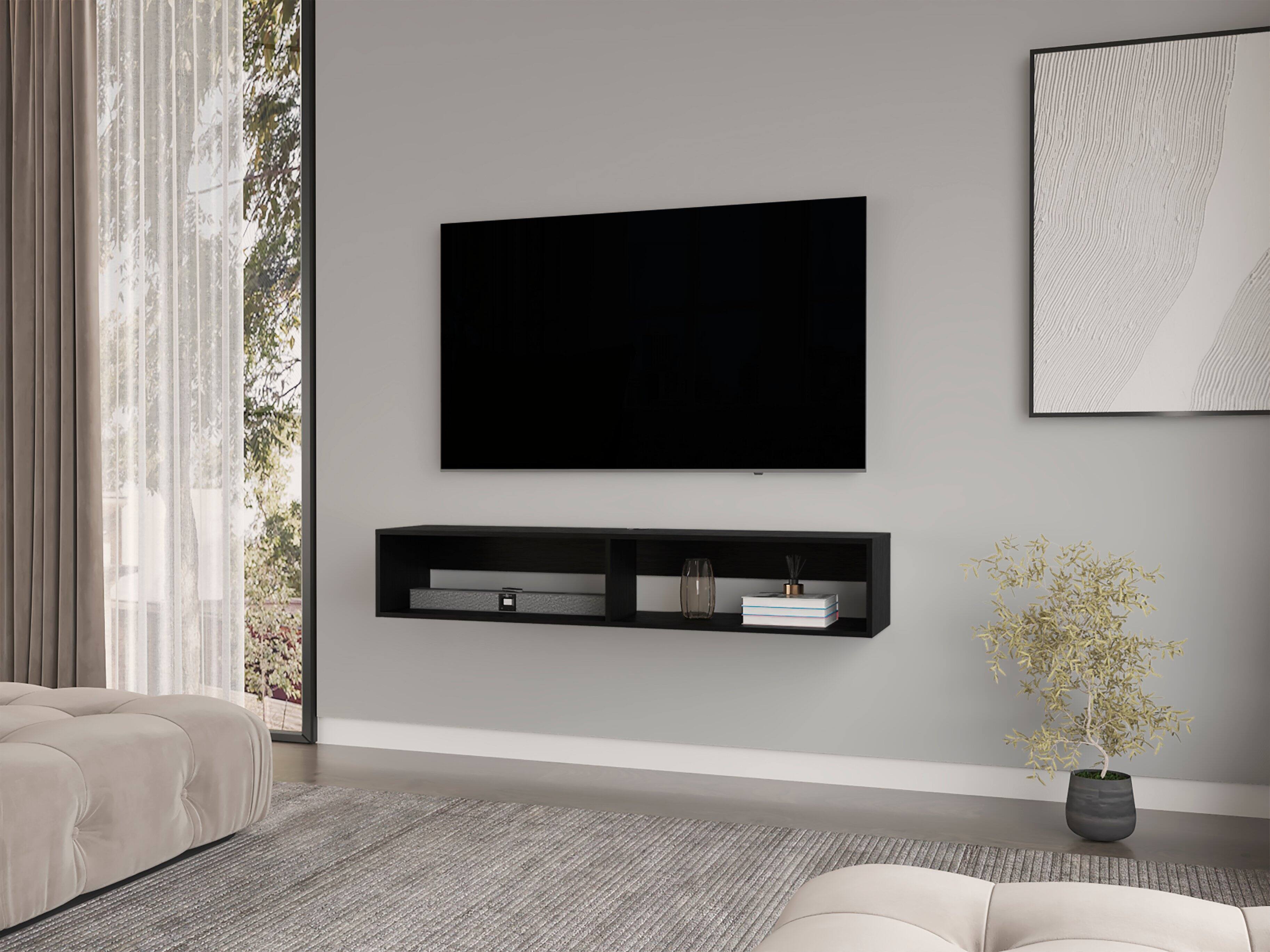 APRILSOUL - Floating Tv Stand Moore Living Room - Black