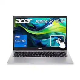 Acer - Aspire Go 15 AI Laptop, 15.6" Touch FHD, i7-13620H, 32GB DDR5, 1TB SSD, Wi-Fi 6, Win 11 Home - Pure Silver
