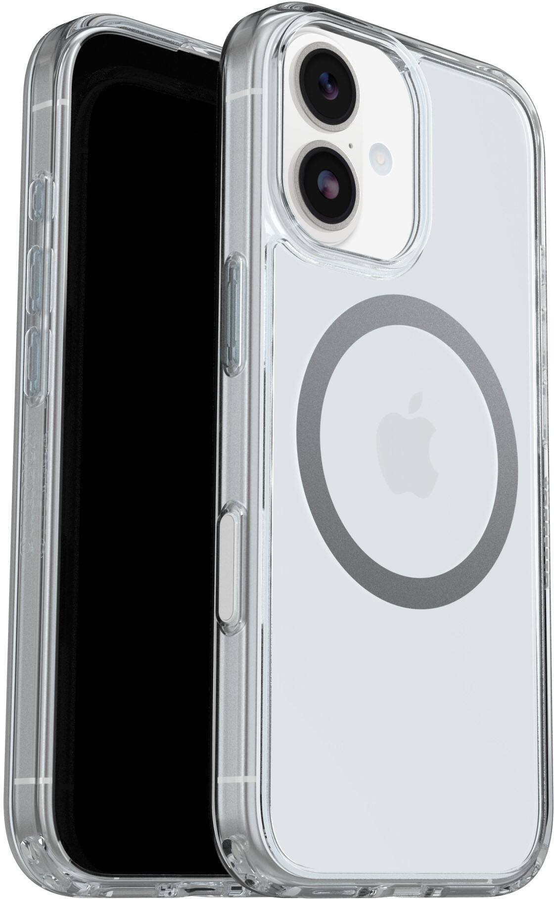 Back. OtterBox - Symmetry Series Hard Shell for iPhone 17 - Clear.