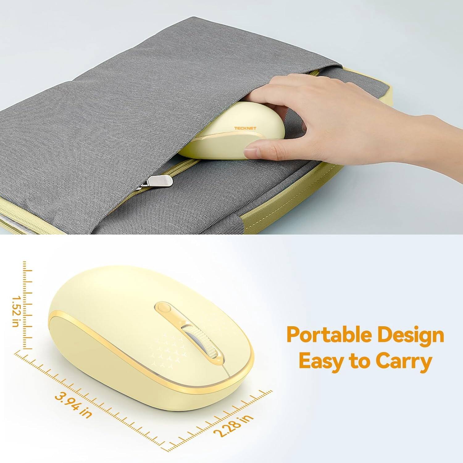 TECKNET

1.52 in x 3.94 in x 2.28 in

Portable Design Easy to Carry