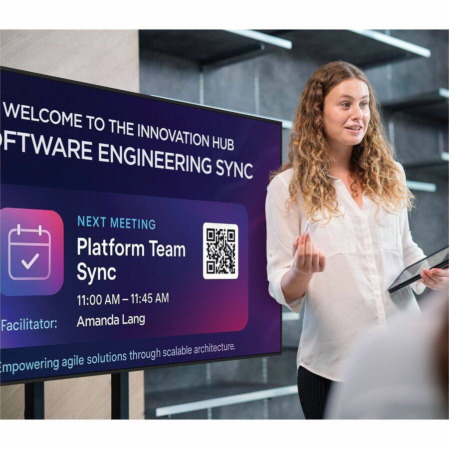 WELCOME TO THE INNOVATION HUB  
SOFTWARE ENGINEERING SYNC

NEXT MEETING  
Platform Team Sync  
11:00 AM – 11:45 AM  
Facilitator: Amanda Lang

Empowering agile solutions through scalable architecture.