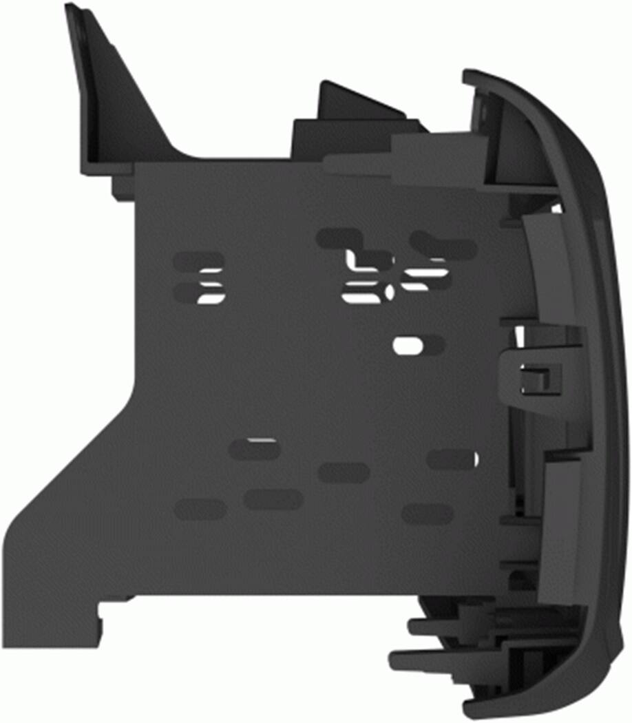 Alt View 11. Metra - Stereo Installation Kit for 2013-2017 Honda Accord Vehicles - Black with Silver Accent.