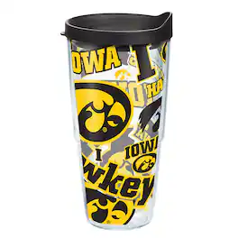 Tervis - Iowa Hawkeyes 24oz. All Over Classic Tumbler - Multicolor
