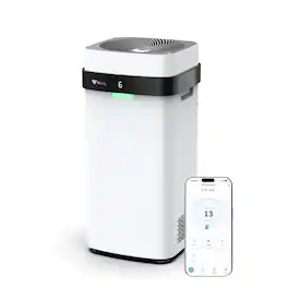 Airdog - X5 Air Purifiers for Home Bedroom Office, Washable Filter Covers up to 1614 sq. ft. Remove Dust Smoke Mold - White