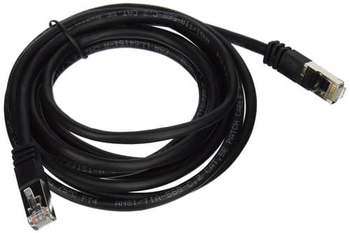 C2G - 28693 10 Feet Cat5e Molded Shielded (STP) Network Patch Cable - Category 5e for Network Device - Connector 1: RJ - Black price history on PriceWatchPro