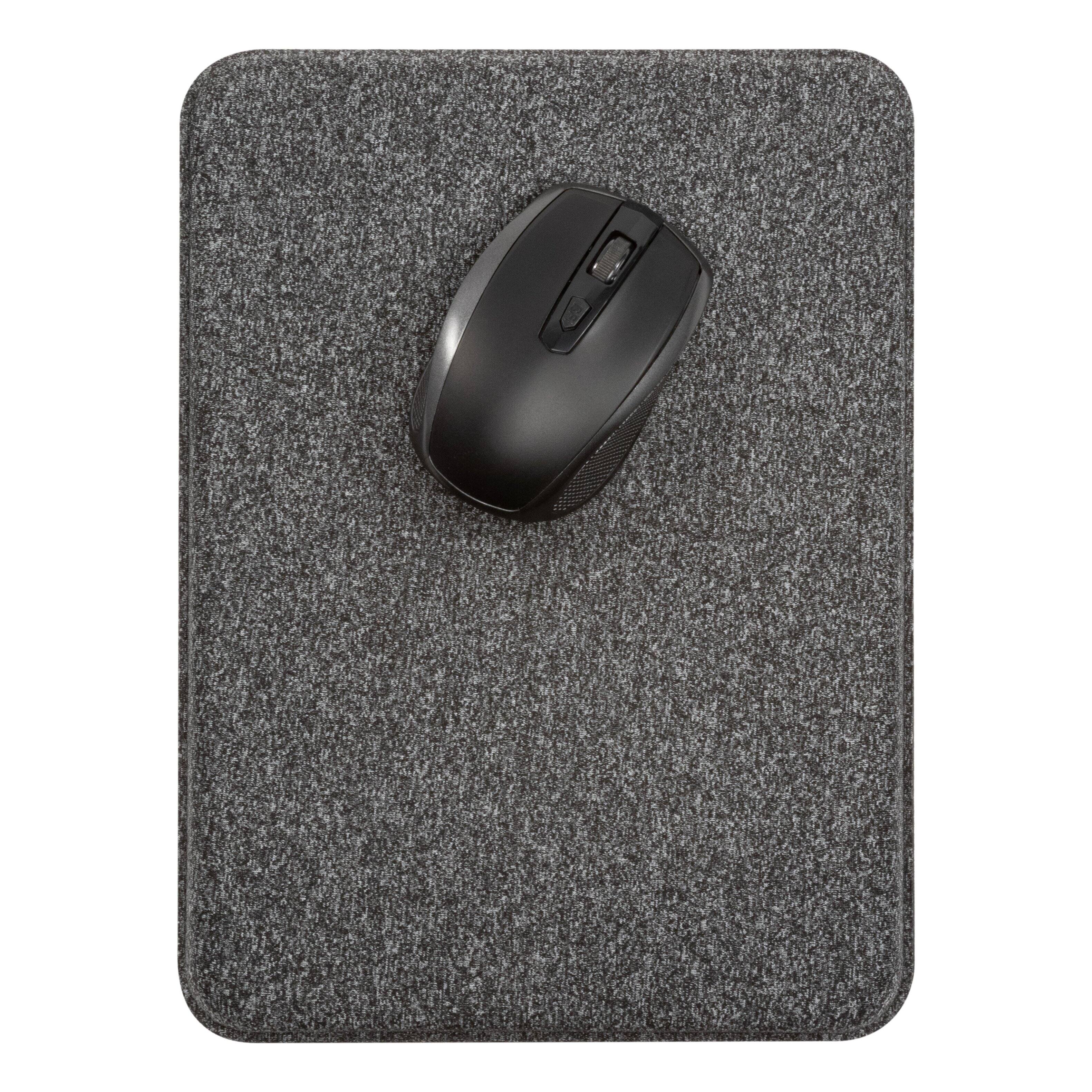 Front. Allsop - Premium Plush Angled Mouse Pad - GRAY.