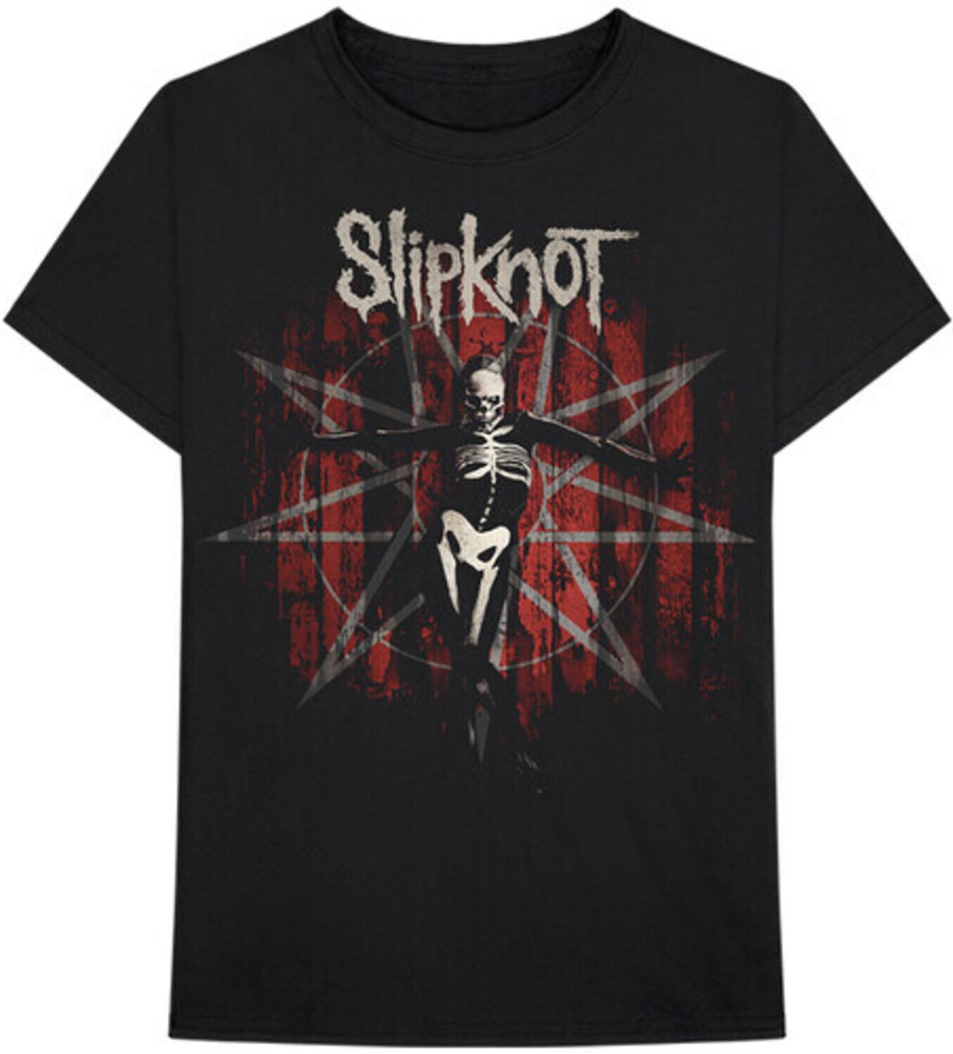 Front. PopMarket - Slipknot - Slipknot - The Gray Chapter Star Black T-shirt - XL Black 1509221506   - APPAREL - Multicolor.