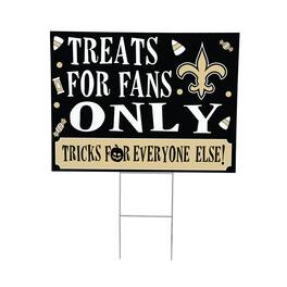 Evergreen Enterprises - New Orleans Saints 18" x 24" Halloween Treats Outdoor Yard Sign - Multicolor
