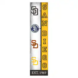Fan Creations - San Diego Padres 6" x 24" Progression Wood Sign - Multicolor