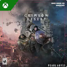 XBOX SERIES X/S WINDOWS
CRIMSON DESERT
MATURE 17+
M ESRB
PEARL ABYSS