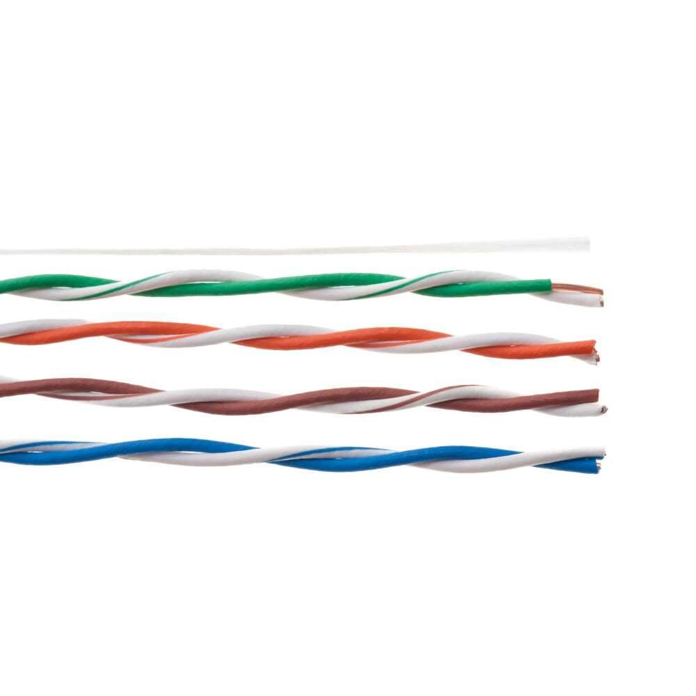 Alt View 4. Cables Direct Online - CAT6 Cable 1000ft Pull Box Solid Ethernet LAN UTP Cable 23AWG 550Mhz Network CCA Copper Clad Aluminum Wire Bulk Red.