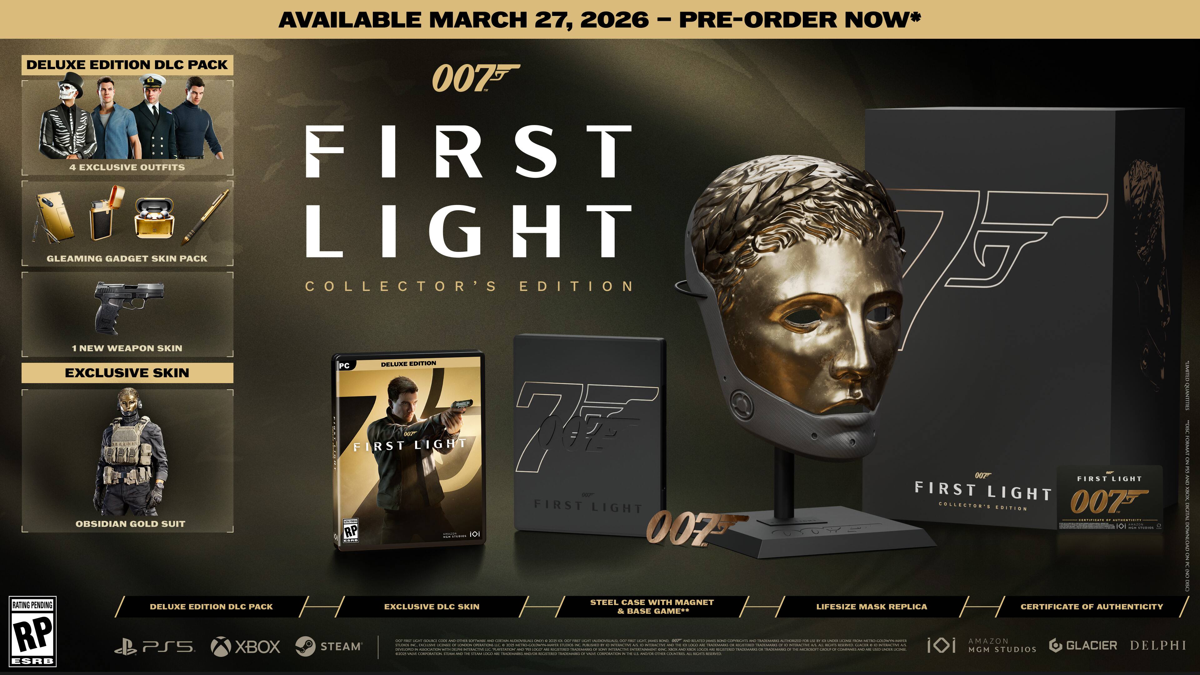 007 First Light Collector's Edition  for PC (CODE IN BOX) - Windows