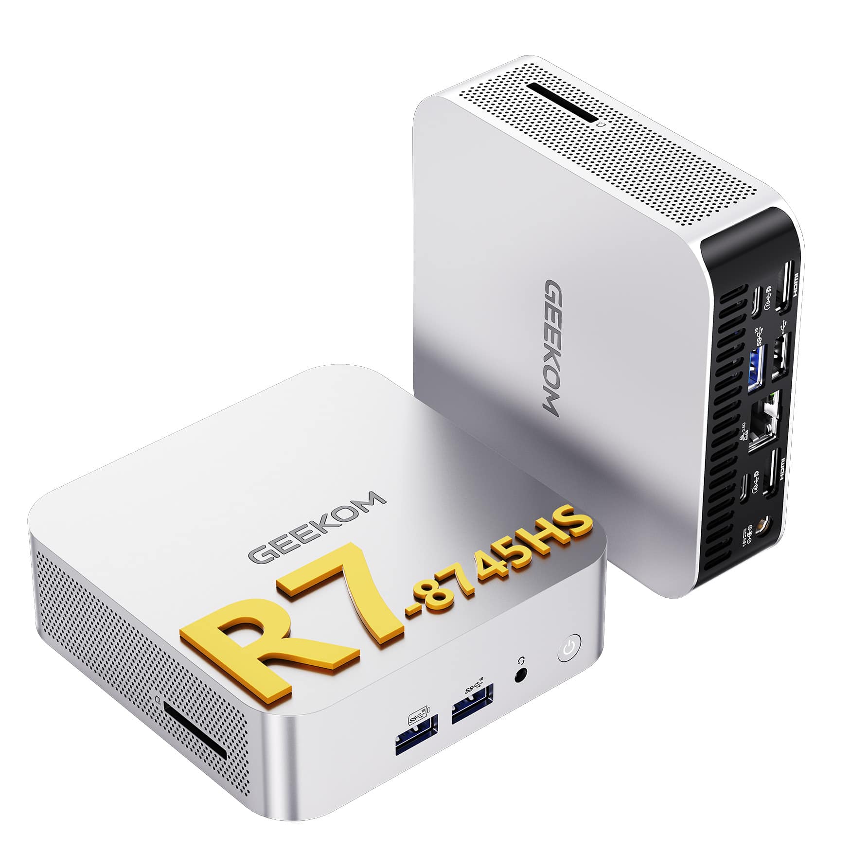 GEEKOM A7 MAX AI Mini PC, AMD Ryzen 9 7940HS(Flagship) 16GB DDR5