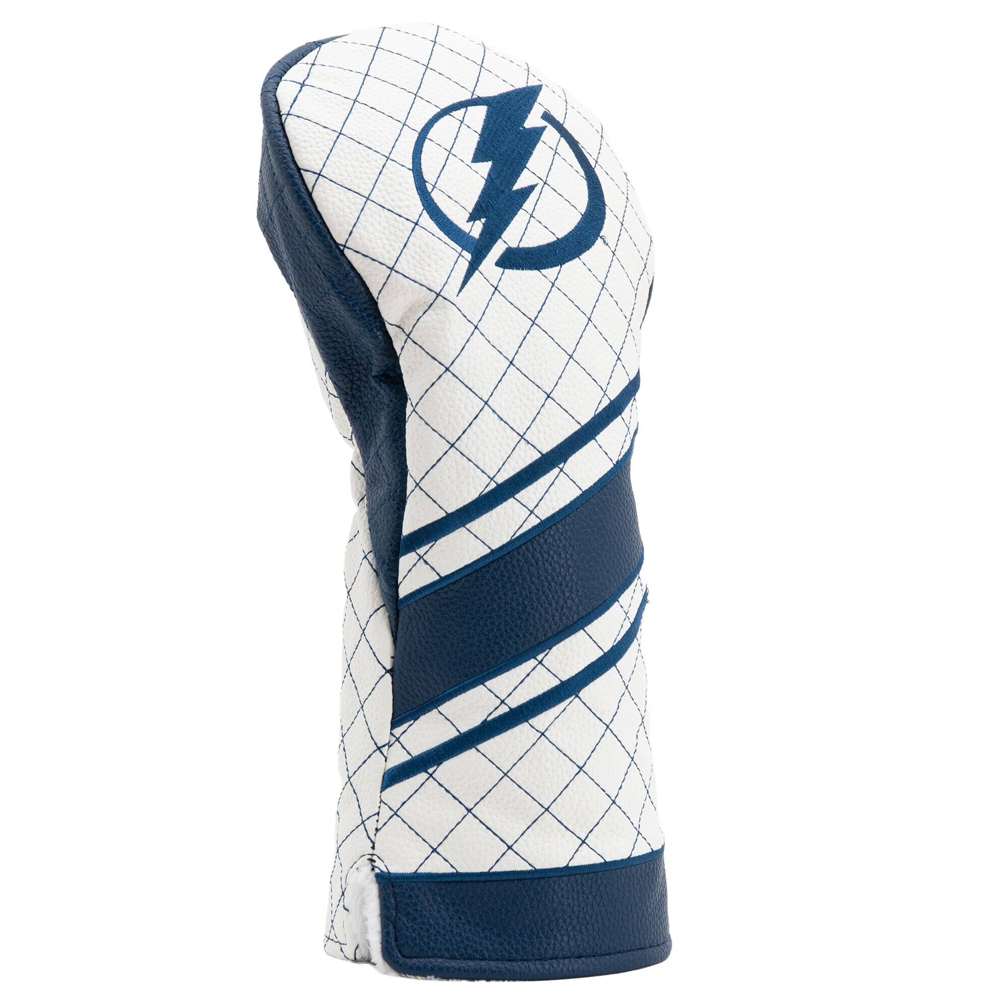 Alt View 2. Team Golf - Tampa Bay Lightning Striped Quilted Driver Headcover - Multicolor.