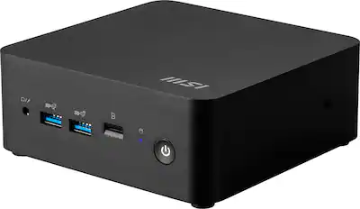 MSI - Cubi NUC 1MG Mini Desktop - Intel Core 3-100U 2024 - 16GB Memory - Intel Graphics - 500GB Storage - Black