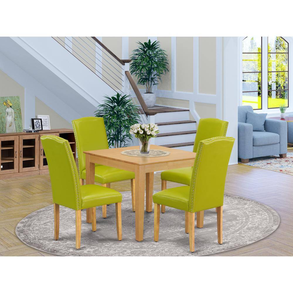 Left. East West Furniture - Dining Room Set Oak - Oak.