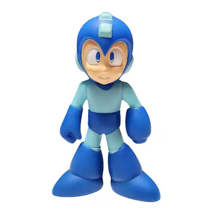 Front. Jazwares - Mega Man 6 Inch Action Figure - Blue.