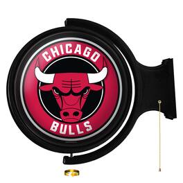 The Fan-Brand - Chicago Bulls 21'' x 23'' Rotating Lighted Wall Sign - Multicolor