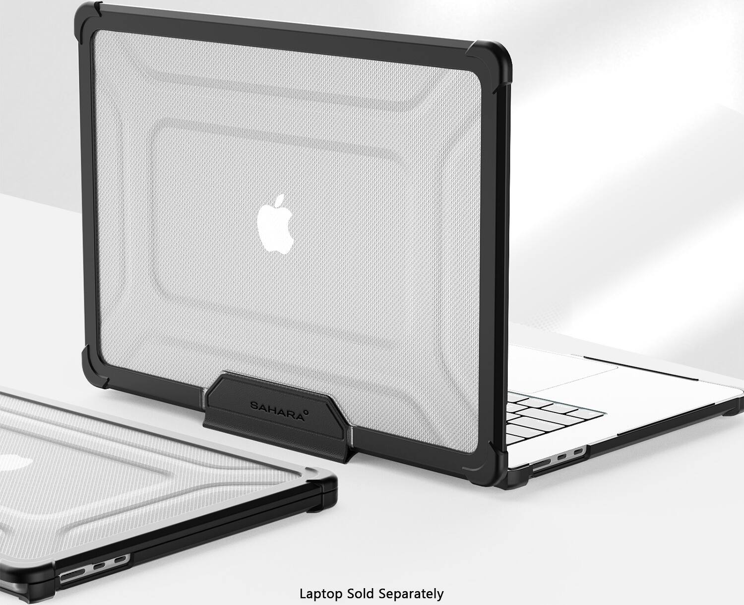 The text on the image reads "SAHARA Laptop Sold Separately."