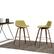 Left. Simpli Home - Randolph Bentwood Counter Height Stool (Set of 2) - Acid Green.