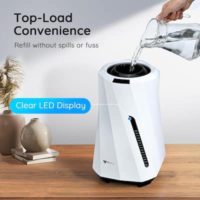 Airdog MOI Mold Free Evaporative Humidifier White H5 - Best Buy Airdog MOI Mold Free Evaporative Humidifier White H5 - Best Buy