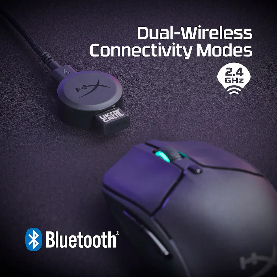 HyperX Pulsefire Haste 2 Lightweight Wireless Optical Gaming Mouse with ...