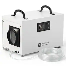 Moiswell - 70 Pints Commercial Dehumidifier with Pump Portable for Home Crawlspace Basement