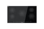 Front. Viking - RVL Built-in Induction Cooktop - Black Glass.