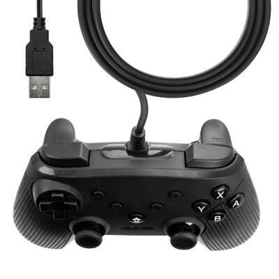 Gamefitz Wired Controller for the Nintendo Switch Black