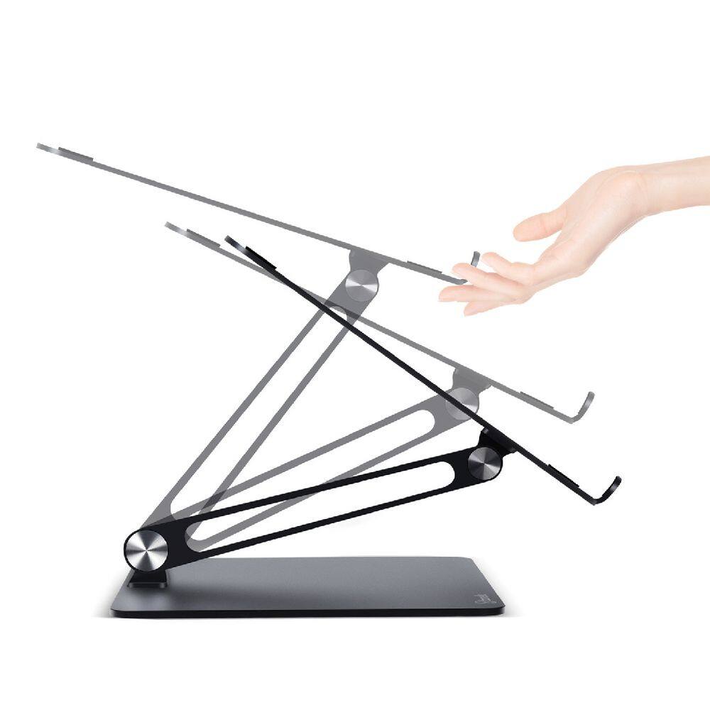 Back. Bonelk - BonElk Elevate Adjustable Aluminum Laptop Stand - Black.