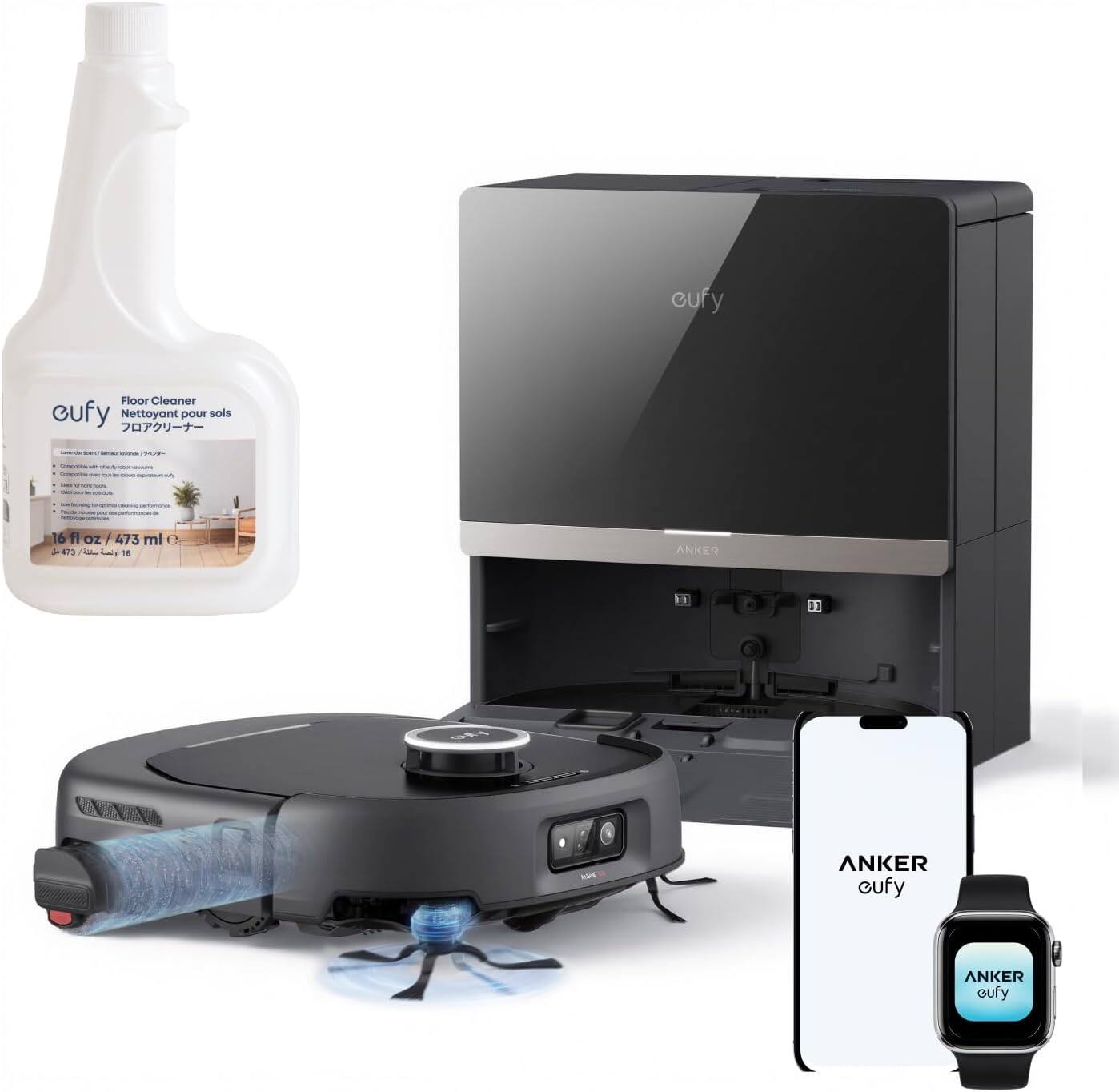 eufy  
Floor Cleaner  
eufy Nettoyant pour sols  
16 OZ / 473 ml  
ANKER  
ANKER eufy