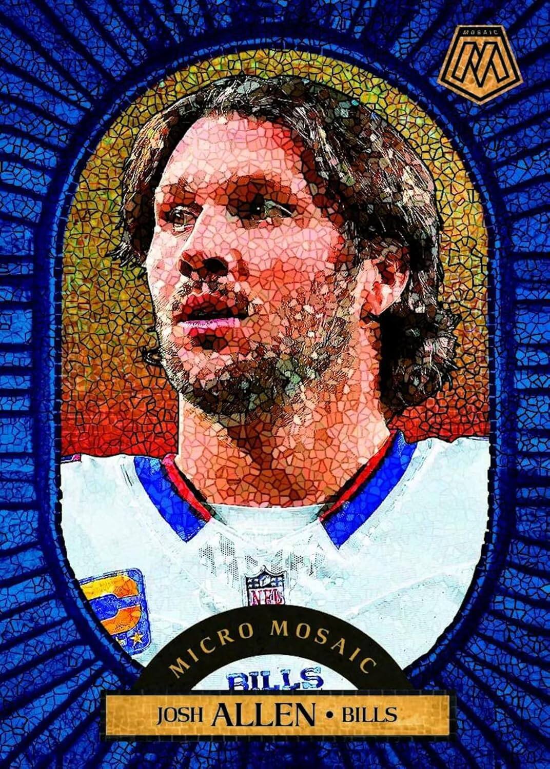Mosaic M Nei Micro Mosaic Bills Josh Allen Bills