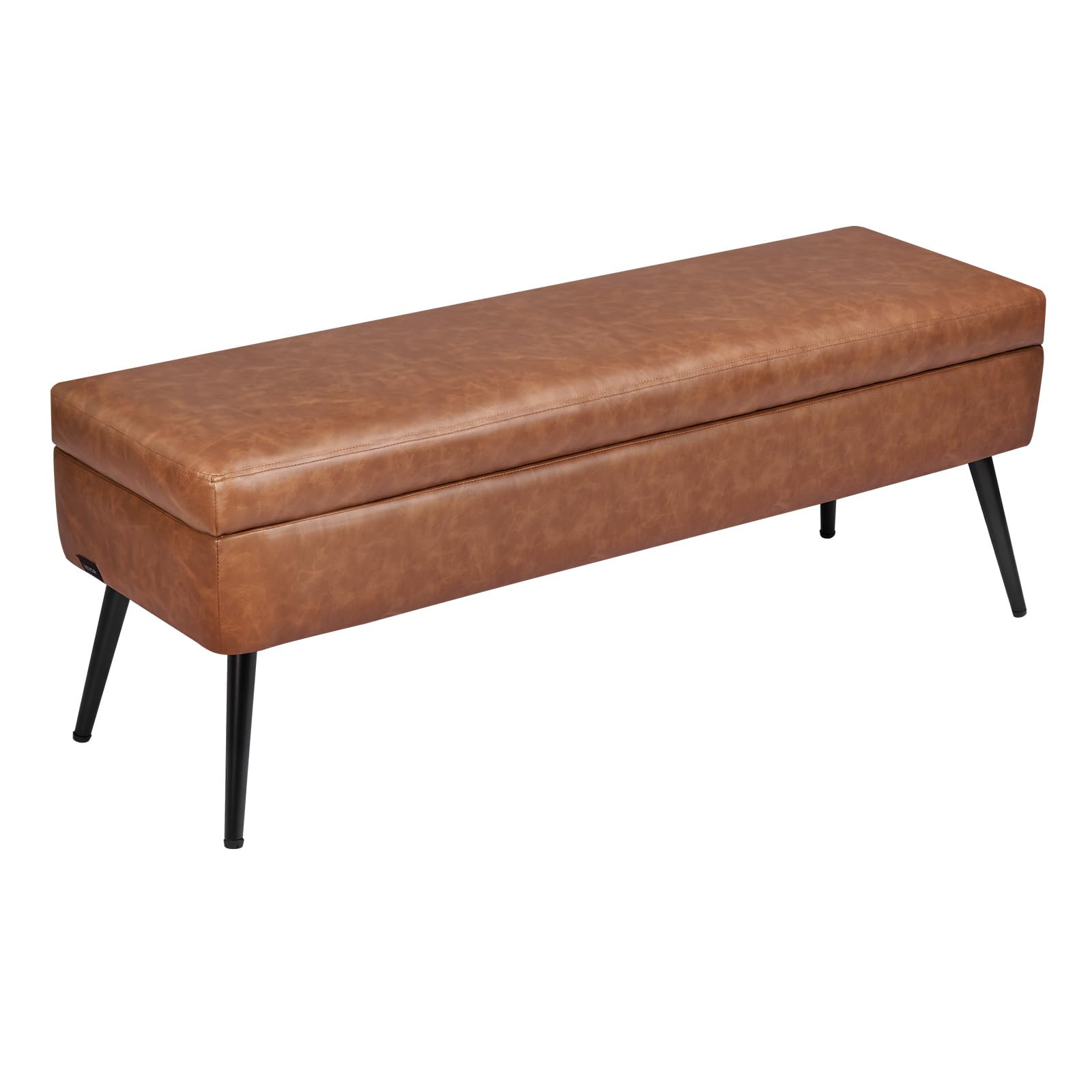 Brown 47.2" Wide Storage Bench