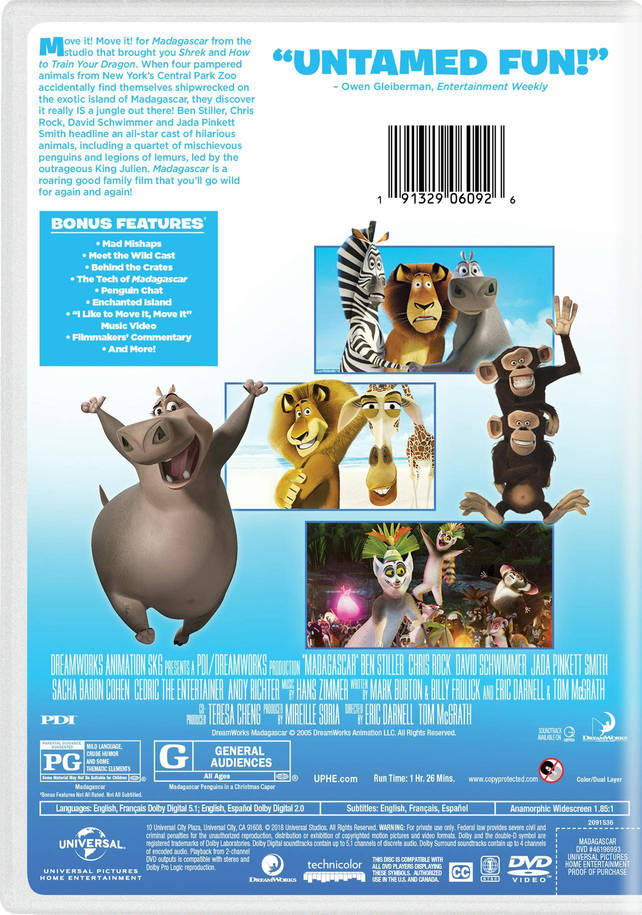 Angle. Madagascar (DVD New Box Art) [DVD].