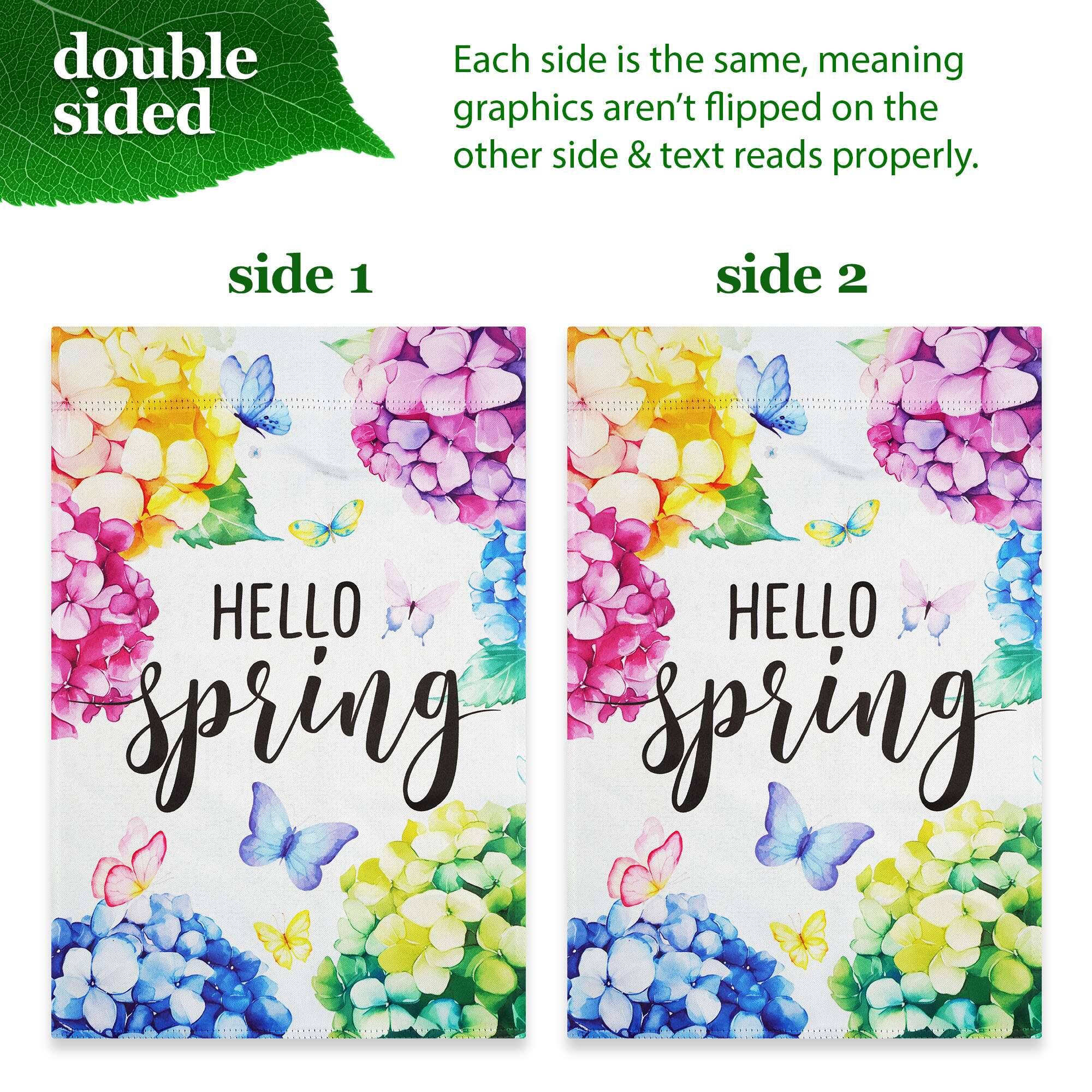 double sided

Each side is the same, meaning graphics aren't flipped on the other side & text reads properly.

side 1

side 2

HELLO spring