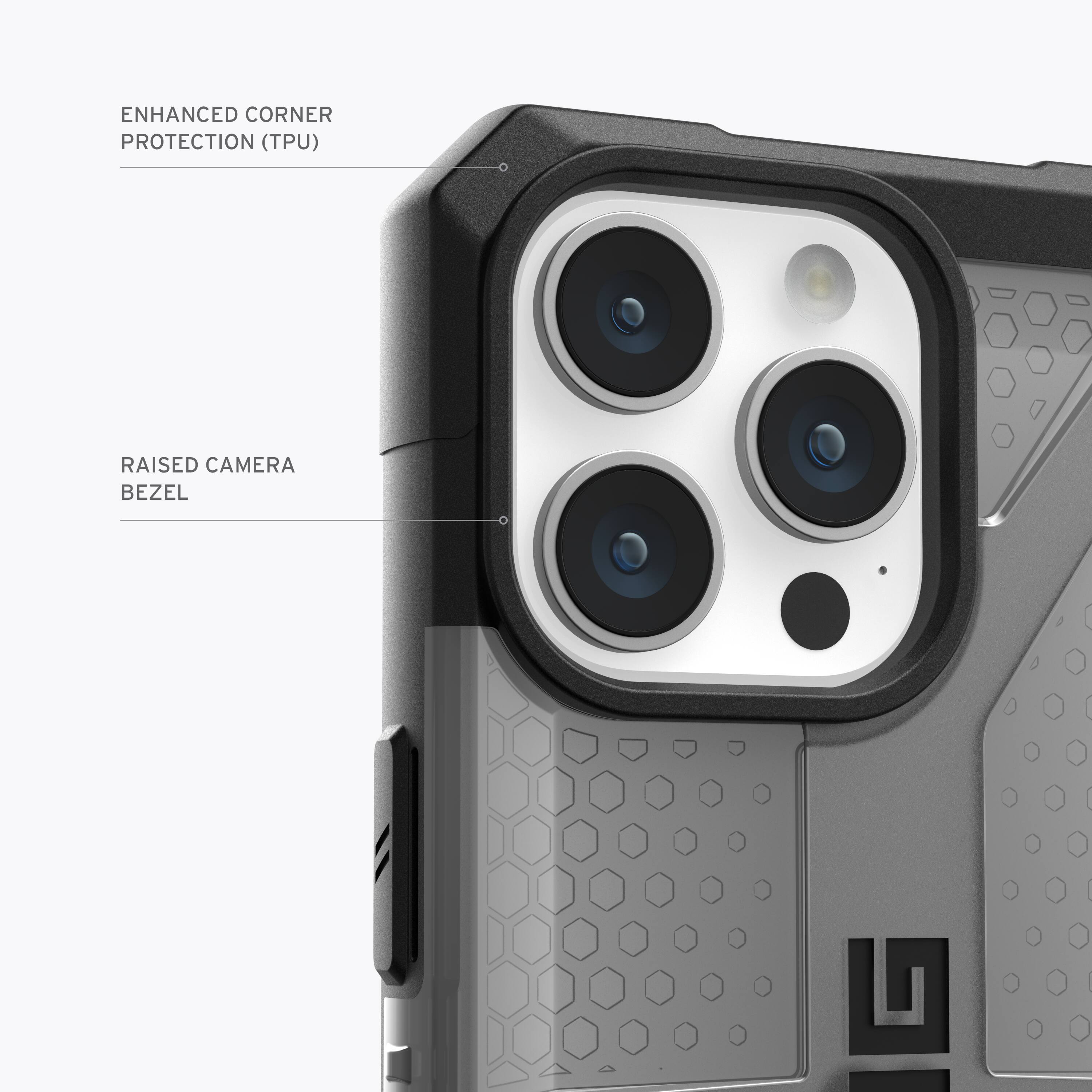 Enhanced Corner Protection (TPU) Raised Camera Bezel G