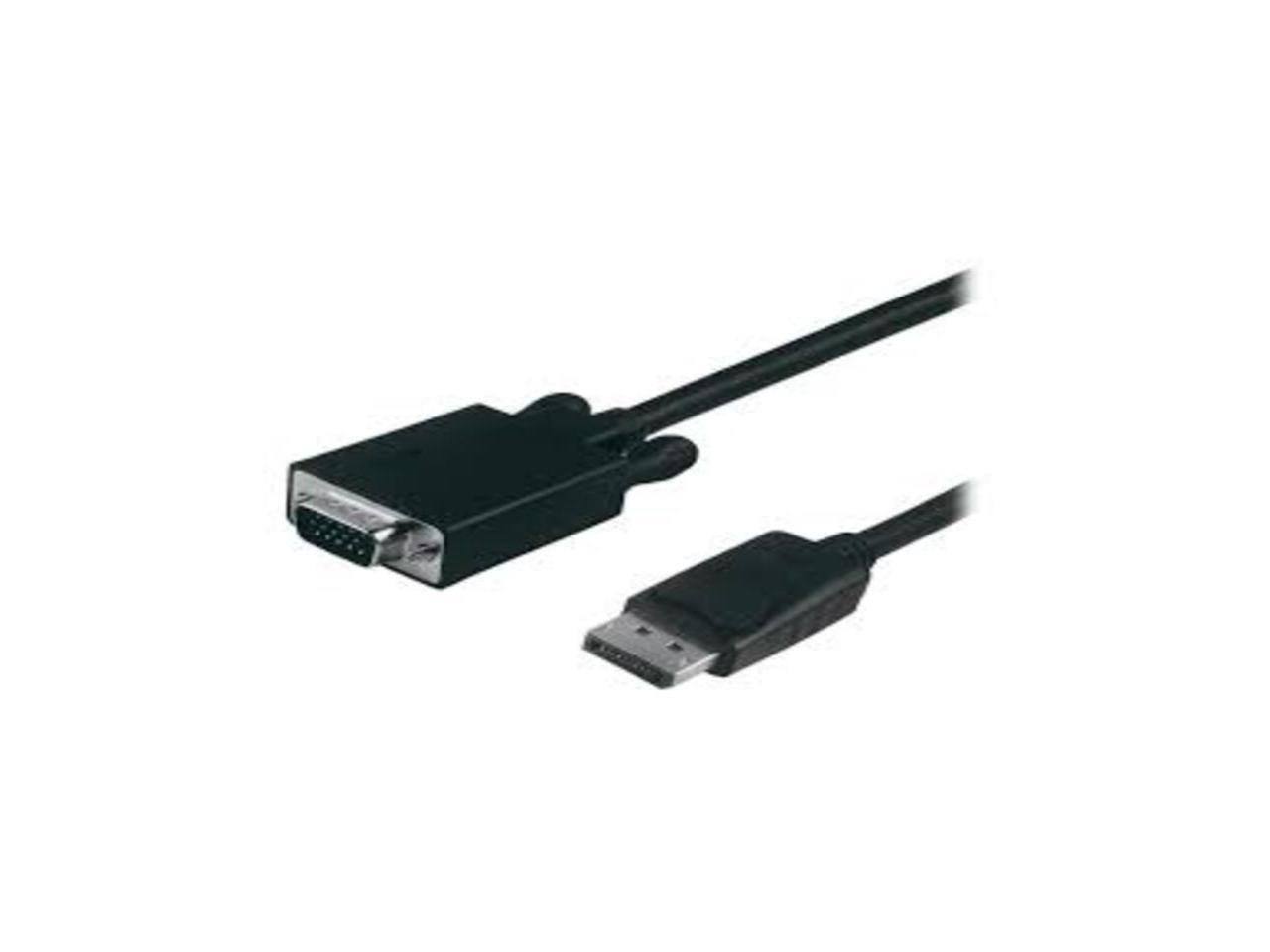 Alt View 10. Visiontek - VisionTek 901216 DisplayPort to VGA 6ft.(2 Meter) Cable (M/M).