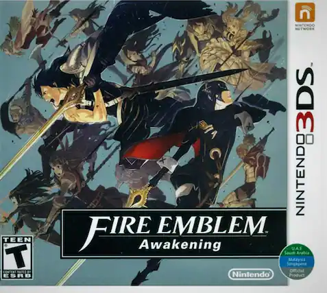 TEEN T CONTENT RATED BY ESRB
NINTENDO NETWORK
NINTENDO 3DS
FIRE EMBLEM Awakening
U.A.E Saudi Arabia Malaysia Singapore
Official Nintendo Product - E (Everyone)