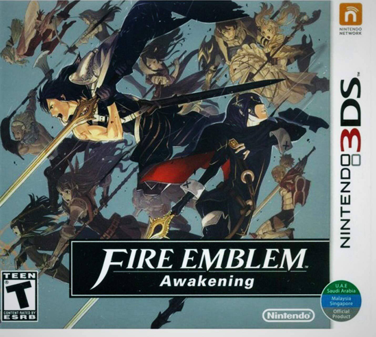 TEEN T CONTENT RATED BY ESRB  
NINTENDO NETWORK  
NINTENDO 3DS  
FIRE EMBLEM Awakening  
U.A.E Saudi Arabia Malaysia Singapore  
Official Nintendo Product