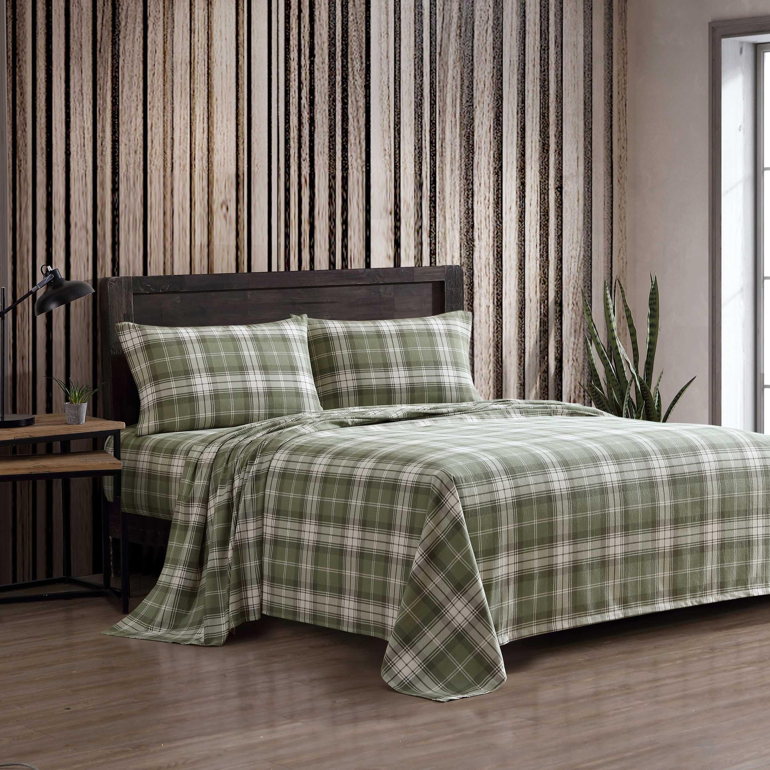 Heartland Plaid Green Twin