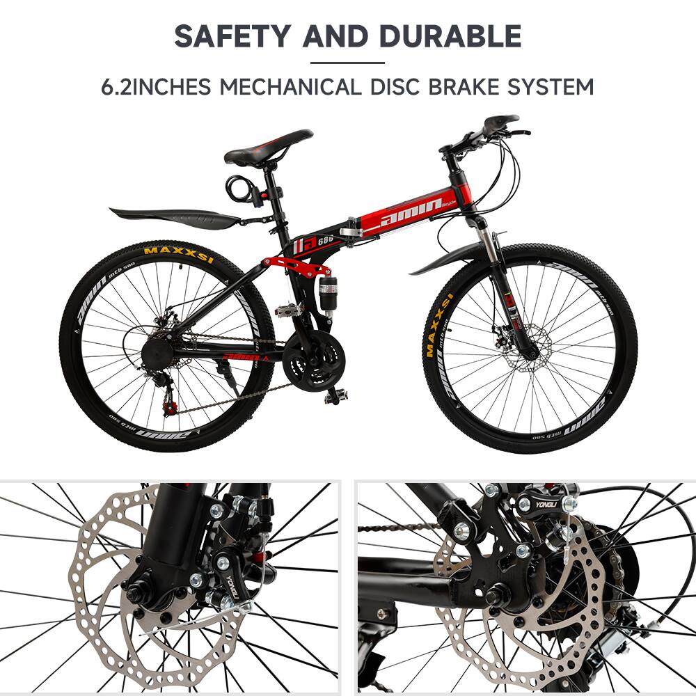 SAFETY AND DURABLE  
6.2 INCHES MECHANICAL DISC BRAKE SYSTEM