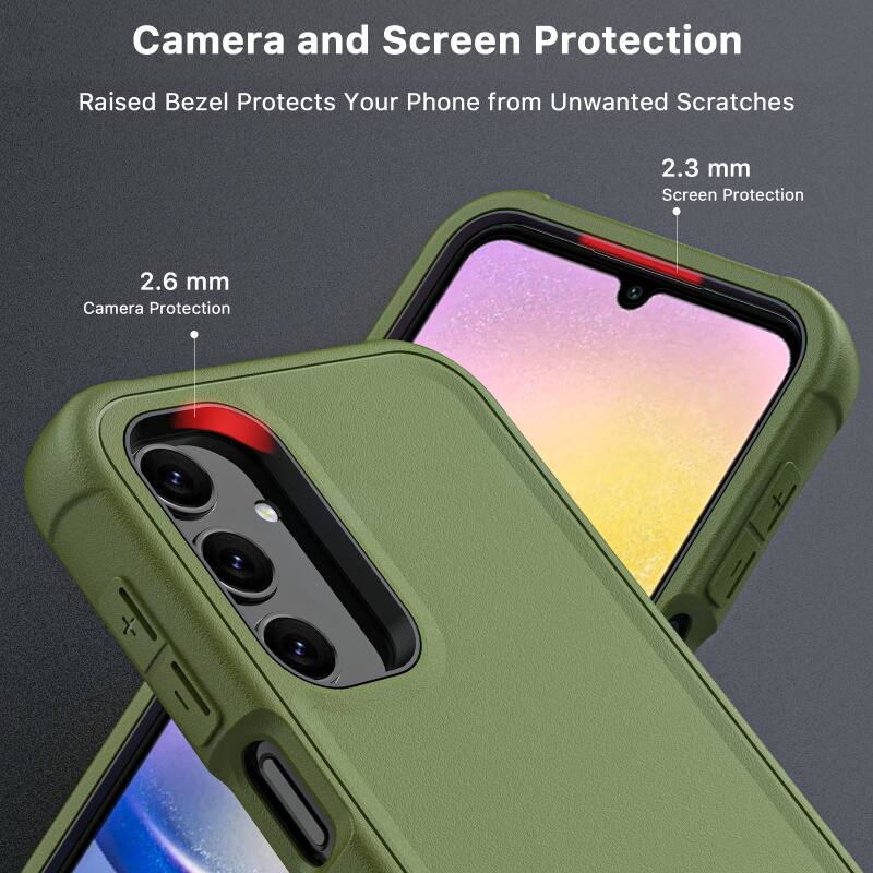 Camera and Screen Protection
Raised Bezel Protects Your Phone from Unwanted Scratches
2.3 mm Screen Protection
2.6 mm Camera Protection