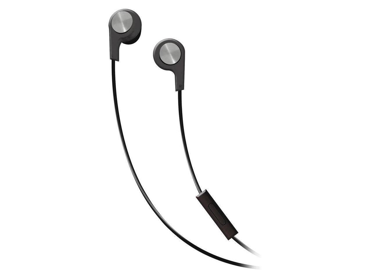 Alt View 5. Maxell - Maxell B-13 Bass Earbuds/Headphones with Microphone, Black, 52" Cord 199621 - Black.