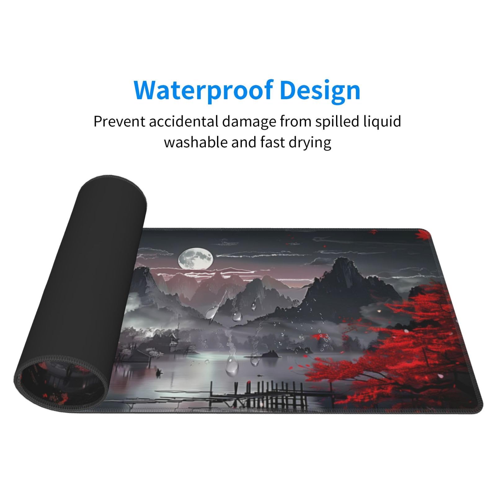 Waterproof Design  
Prevent accidental damage from spilled liquid  
washable and fast drying